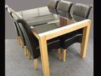 Beautiful solid beech table with three size extender....